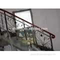 wrought iron balustrade/indoor wrought iron stair railing design/staircase handrail